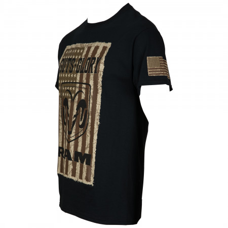Dodge Ram Guts and Glory American Flag T-Shirt